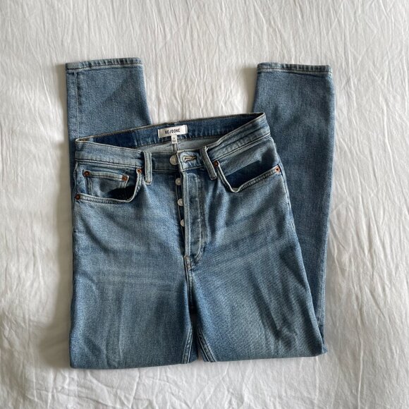 Re/Done Skinny (sz 27) Jean Bundle - Picture 4 of 9